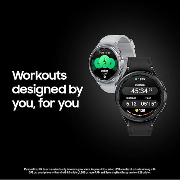 Samsung Galaxy Watch6 Classic LTE (47mm, Compatible with Android only) | Introducing BP & ECG Features - Image 3